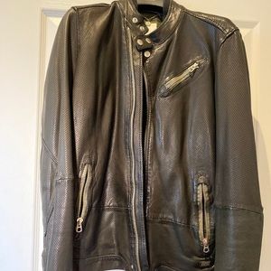 Diesel lamb leather biker jacket